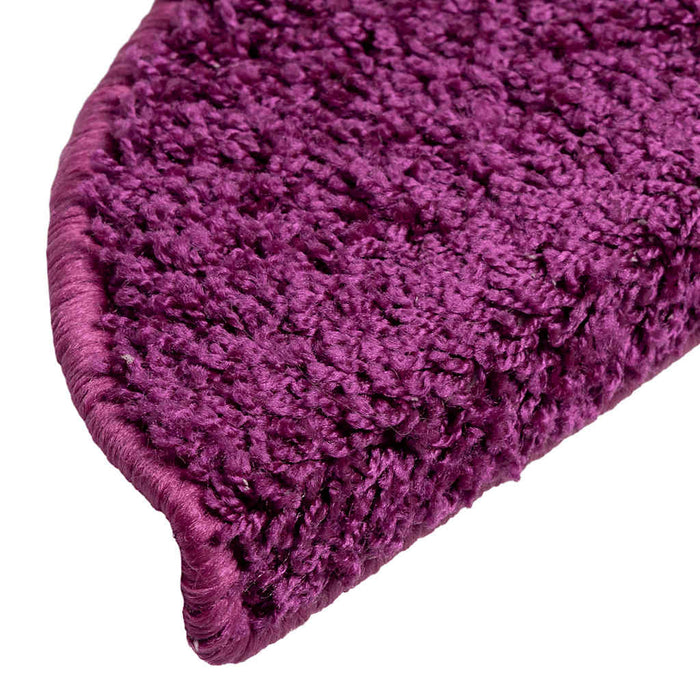 Covorașe scări, 10 buc., 56x17x3 cm, violet, semirotunde - WALTI WALTI