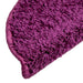 Covorașe scări, 10 buc., 56x17x3 cm, violet, semirotunde - WALTI WALTI