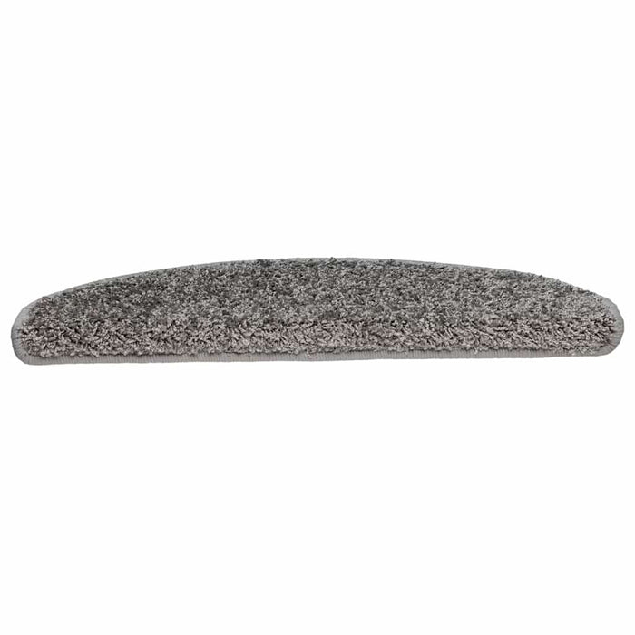 Covorașe pentru scări, 5 buc., 65x21x4 cm, gri, semirotunde, mari WALTI