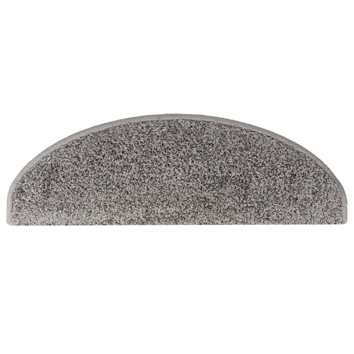 Covorașe pentru scări, 10 buc., 65x21x4 cm, gri, semirotunde, mari - WALTI WALTI