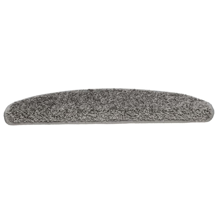 Covorașe pentru scări, 10 buc., 65x21x4 cm, gri, semirotunde, mari - WALTI WALTI