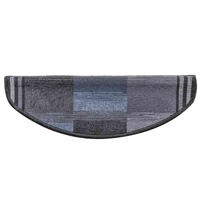 Covorașe scări, 5 buc., negru și gri, 65x21x4 cm, autoadeziv - WALTI WALTI