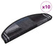 Covorașe scări autoadezive, 10 buc., negru și gri, 65x21x4 cm - WALTI WALTI