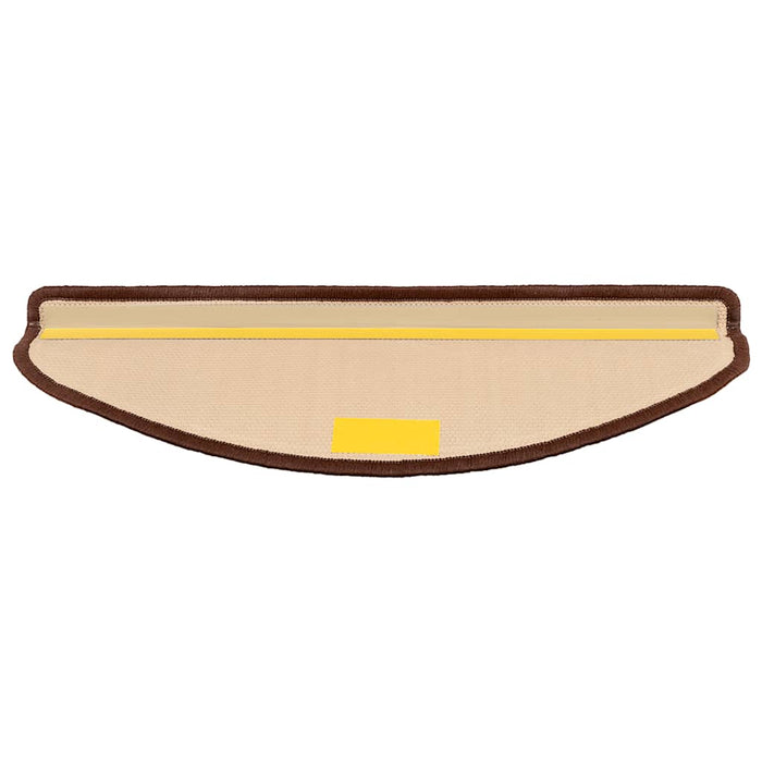 Covorașe pentru scări autoadezive, 5 buc., maro, 65x21x4 cm - WALTI WALTI