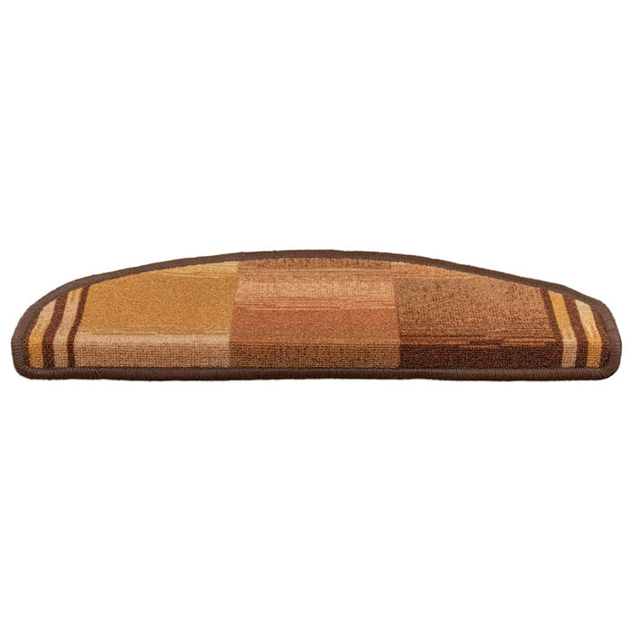 Covorașe pentru scări autoadezive, 10 buc., maro, 65x21x4 cm - WALTI WALTI