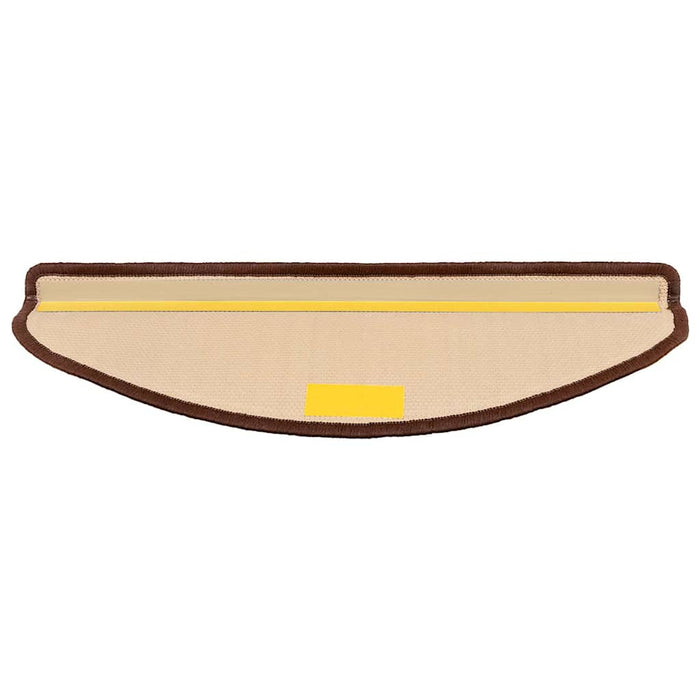 Covorașe pentru scări autoadezive, 10 buc., maro, 65x21x4 cm - WALTI WALTI