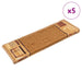 Covorașe scări autoadezive ,5 buc., bej ,65x21x4 cm - WALTI WALTI