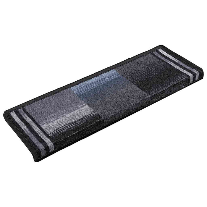 Covorașe de scări autoadezive, 5 buc., negru și gri, 65x21x4 cm - WALTI WALTI