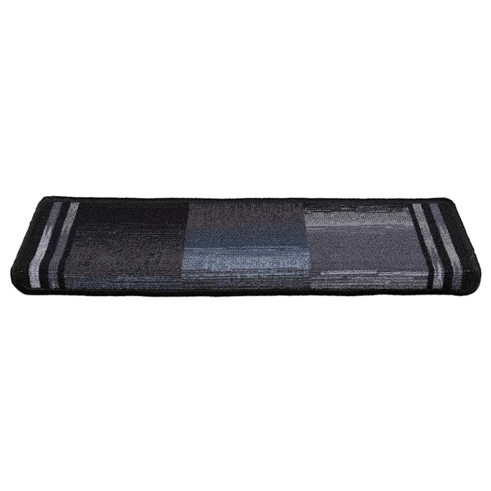 Covorașe de scări autoadezive, 5 buc., negru și gri, 65x21x4 cm - WALTI WALTI