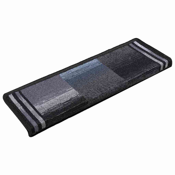 Covorașe de scări autoadezive, 10 buc., negru și gri, 65x21x4cm - WALTI WALTI