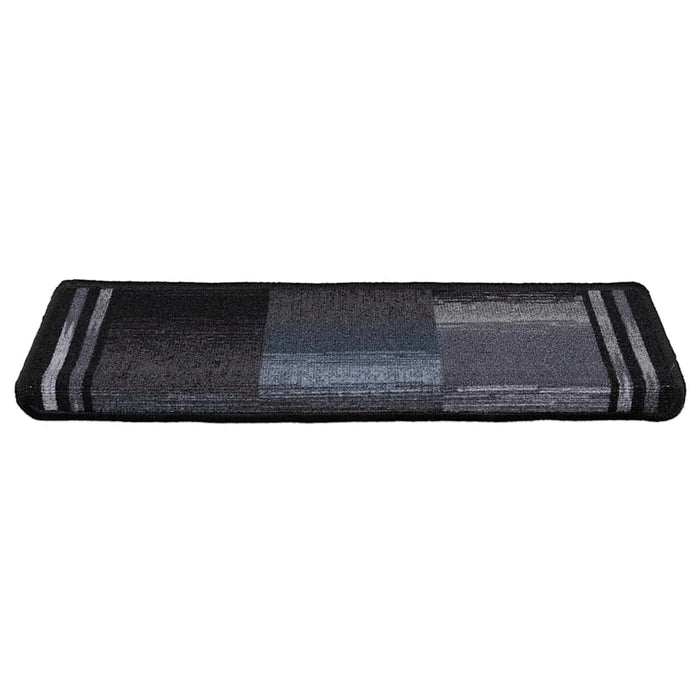 Covorașe de scări autoadezive, 10 buc., negru și gri, 65x21x4cm - WALTI WALTI