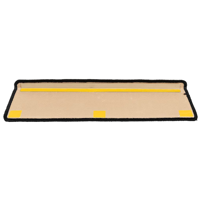Covorașe de scări autoadezive, 10 buc., negru și gri, 65x21x4cm - WALTI WALTI