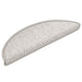 Covoraș scări autoadeziv aspect sisal 15 buc. platină 56x17x3cm - WALTI WALTI