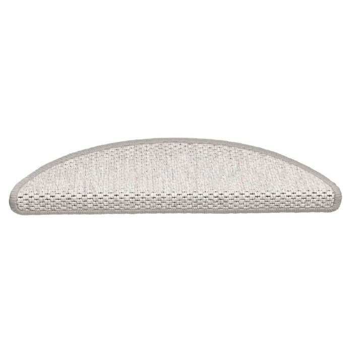 Covoraș scări autoadeziv aspect sisal 15 buc. platină 56x17x3cm - WALTI WALTI