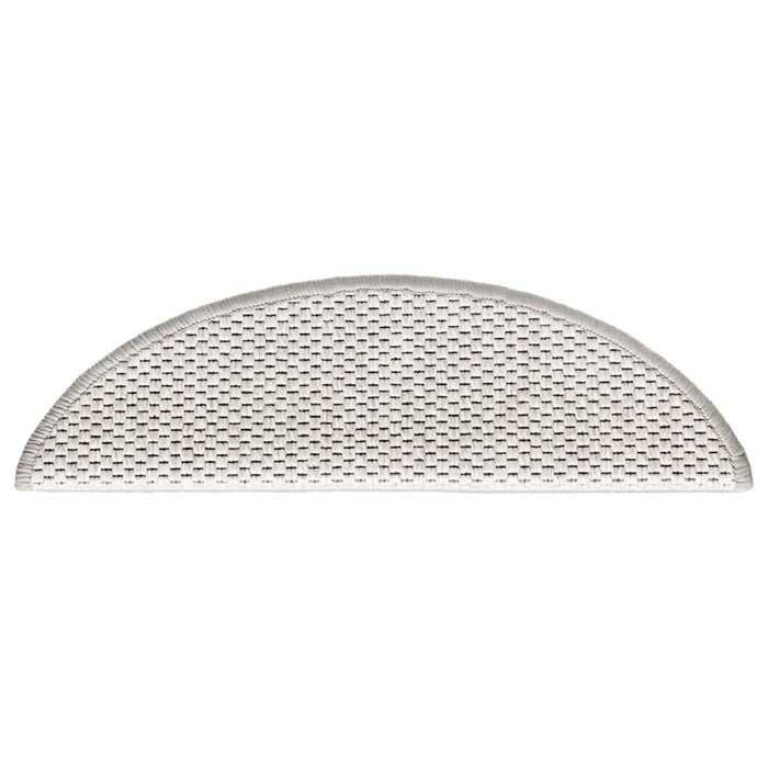 Covoraș scări autoadeziv aspect sisal 15 buc. platină 56x17x3cm - WALTI WALTI