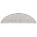 Covoraș scări autoadeziv aspect sisal 15 buc. platină 56x17x3cm - WALTI WALTI