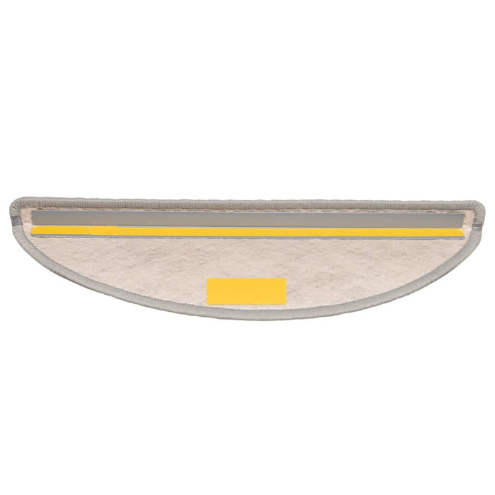 Covoraș scări autoadeziv aspect sisal 15 buc. platină 56x17x3cm - WALTI WALTI