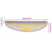 Covoraș scări autoadeziv aspect sisal 15 buc. platină 56x17x3cm - WALTI WALTI