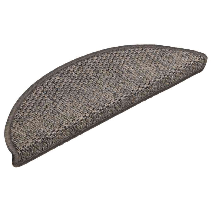 Covoraș scări autoadeziv 15 buc gri/bej 56x17x3cm aspect sisal WALTI