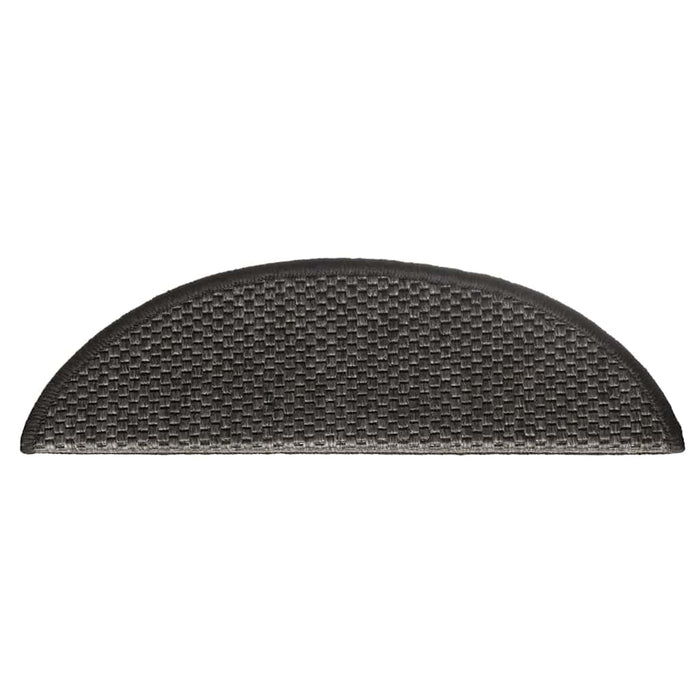 Covorașe scări autoadezive 15 buc antracit 56x17x3 aspect sisal - WALTI WALTI