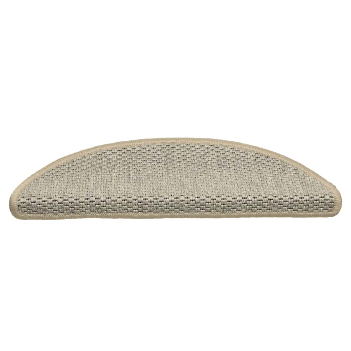 Covorașe scări autoadezive 15 buc. verde 56x17x3cm aspect sisal - WALTI WALTI