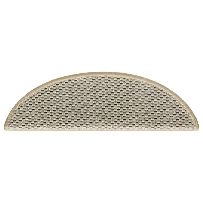 Covorașe scări autoadezive 15 buc. verde 56x17x3cm aspect sisal - WALTI WALTI
