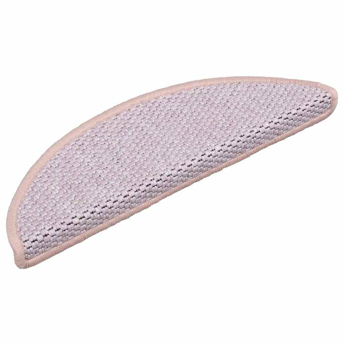 Covorașe scări autoadezive 15 buc. roz, 56x17x3cm aspect sisal WALTI