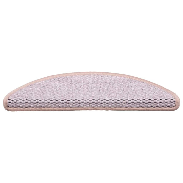 Covorașe scări autoadezive 15 buc. roz, 56x17x3cm aspect sisal WALTI