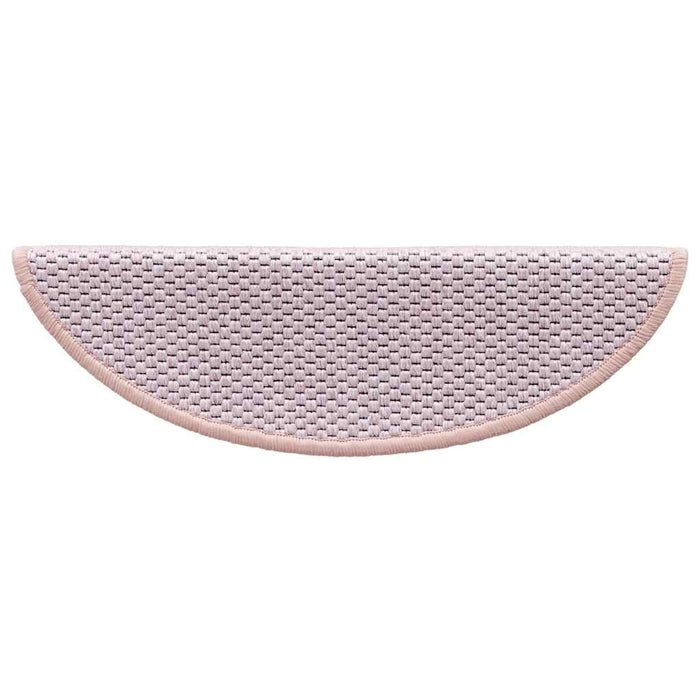 Covorașe scări autoadezive 15 buc. roz, 56x17x3cm aspect sisal WALTI