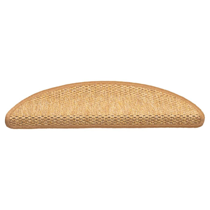 Covorașe scări autoadezive 15 buc. sisal 56x17x3 aspect sisal - WALTI WALTI