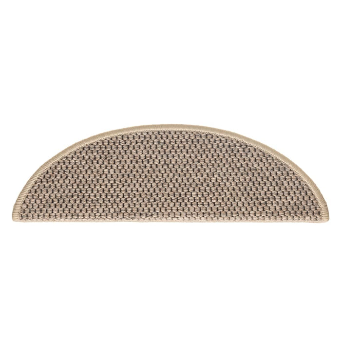 Covorașe scări autoadezive aspect sisal, 15 buc. bej 56x17x3cm - WALTI WALTI
