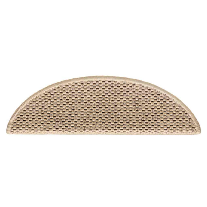 Covorașe scări autoadezive 15 buc. nisipiu 56x17x3 aspect sisal WALTI