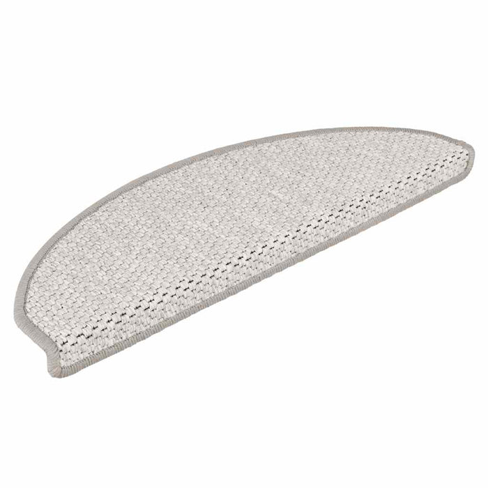 Covoraș scări autoadeziv 15 buc platină 65x21x4 cm aspect sisal WALTI