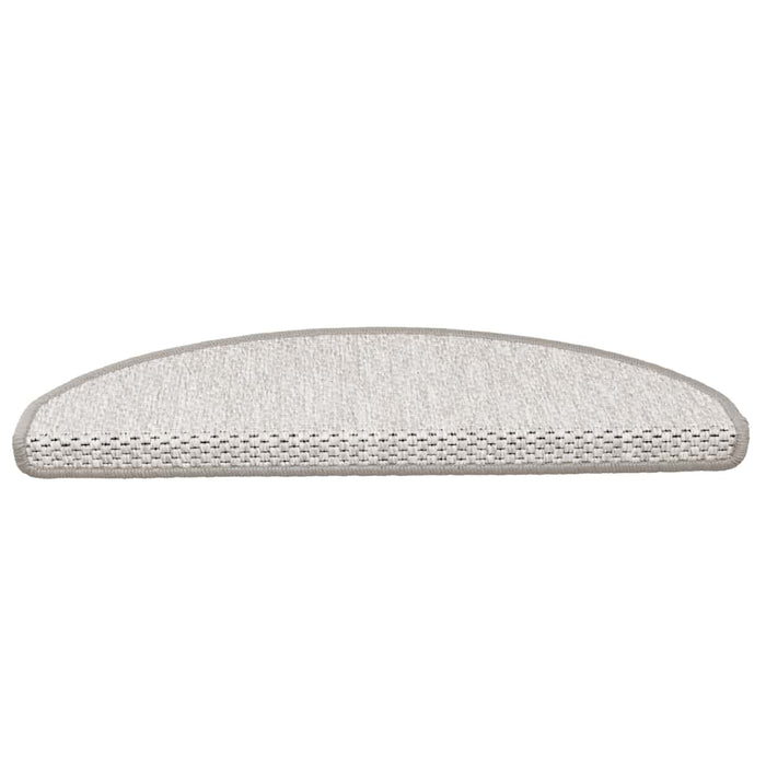 Covoraș scări autoadeziv 15 buc platină 65x21x4 cm aspect sisal WALTI