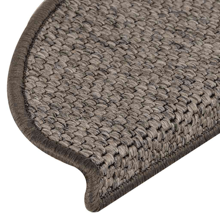 Covorașe autoadezive de scări 15 buc. gri/bej 65x21x4cm sisal WALTI