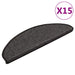 Covorașe scări autoadezive, 15 buc. gri 65x21x4cm, aspect sisal - WALTI WALTI