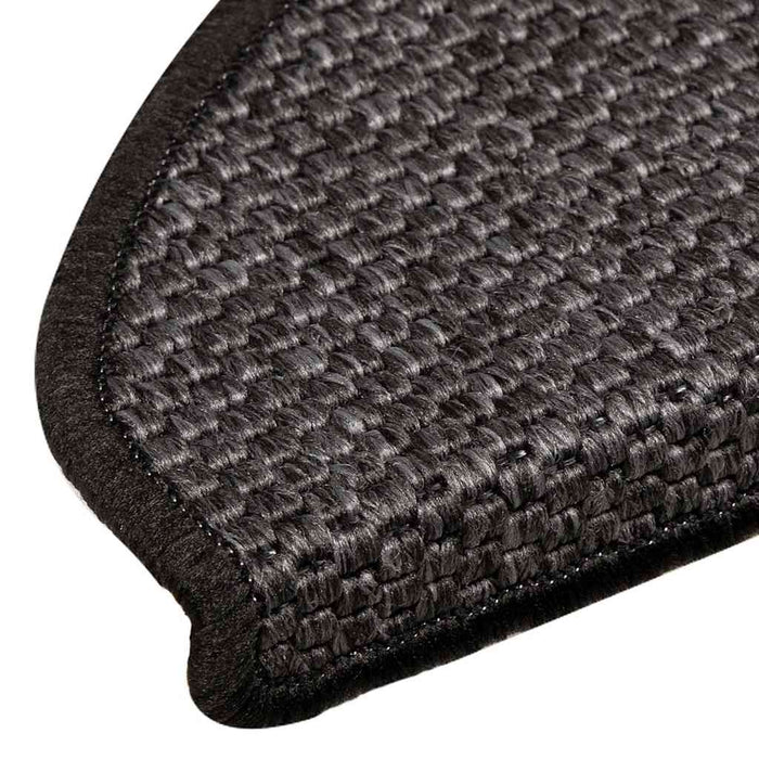 Covorașe scări autoadezive, 15 buc. gri 65x21x4cm, aspect sisal - WALTI WALTI