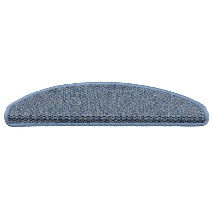 Covorașe scări autoadezive, 15 buc. albastru 65x21x4 cm, sisal - WALTI WALTI