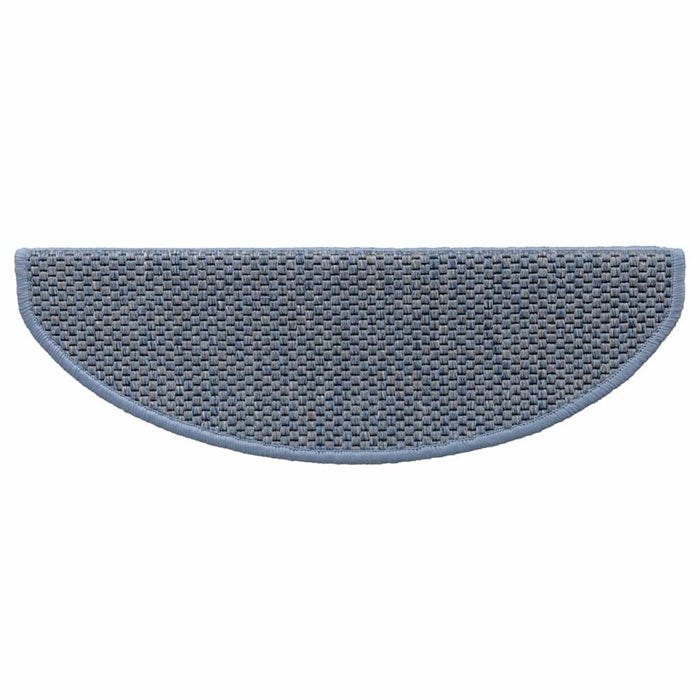 Covorașe scări autoadezive, 15 buc. albastru 65x21x4 cm, sisal - WALTI WALTI