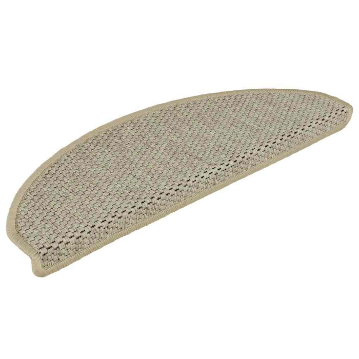Covorașe scări autoadezive, 15 buc. verde 65x21x4 cm, sisal WALTI