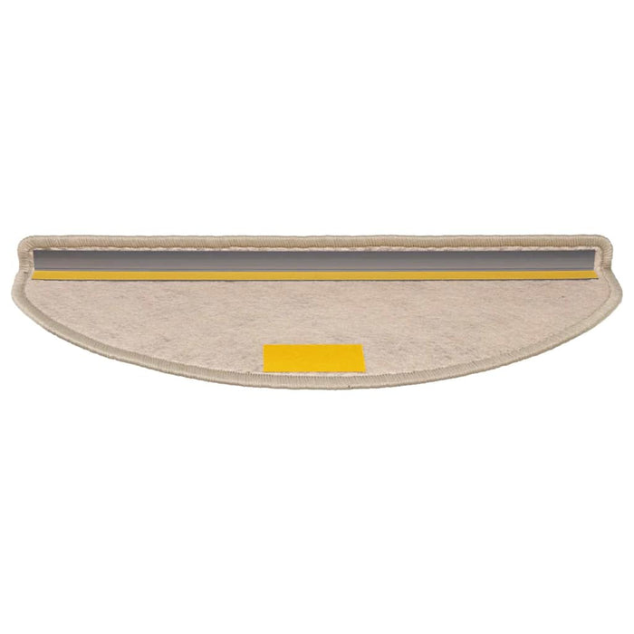 Covorașe scări autoadezive, 15 buc. bej închis, 65x21x4cm sisal - WALTI WALTI