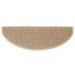 Covorașe scări autoadezive 15buc nisipiu 65x21x4cm aspect sisal - WALTI WALTI
