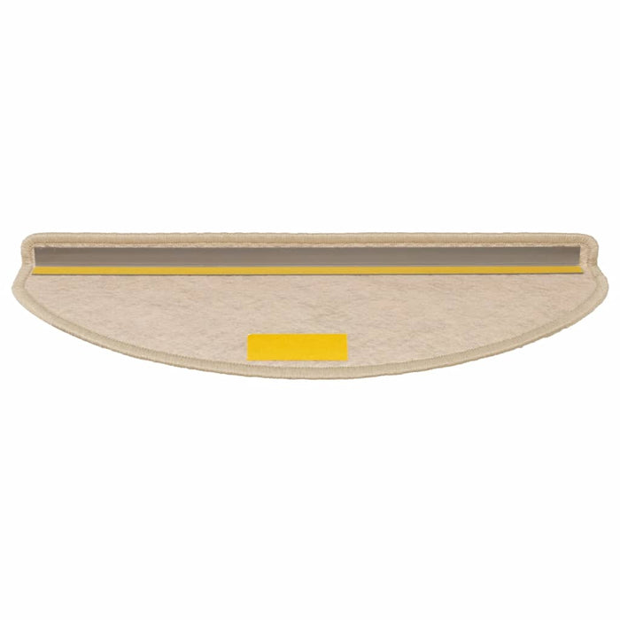 Covorașe scări autoadezive 15buc nisipiu 65x21x4cm aspect sisal - WALTI WALTI