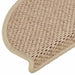 Covorașe scări autoadezive 15buc nisipiu 65x21x4cm aspect sisal - WALTI WALTI