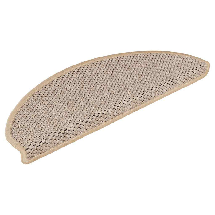 Covorașe scări autoadezive 15 buc. bej deschis 65x21x4cm sisal - WALTI WALTI