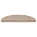 Covorașe scări autoadezive 15 buc. bej deschis 65x21x4cm sisal - WALTI WALTI