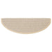 Covorașe scări autoadezive, 15 buc., berber, 65x21x4 cm, sisal - WALTI WALTI