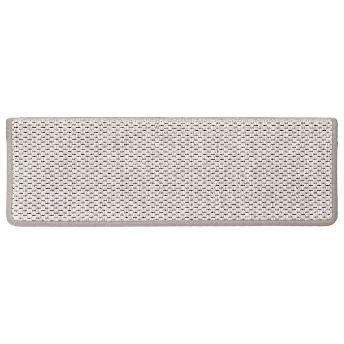 Covoraș scări autoadeziv 15 buc platină 65x21x4 cm aspect sisal - WALTI WALTI