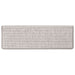 Covoraș scări autoadeziv 15 buc platină 65x21x4 cm aspect sisal - WALTI WALTI