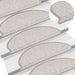 Covoraș scări autoadeziv 15 buc platină 65x21x4 cm aspect sisal - WALTI WALTI